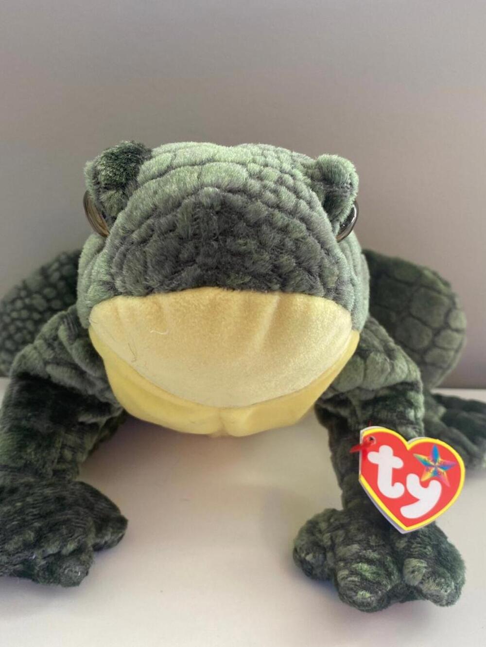 Ty Beanie Buddy “Ponder” the Frog (11 inch)